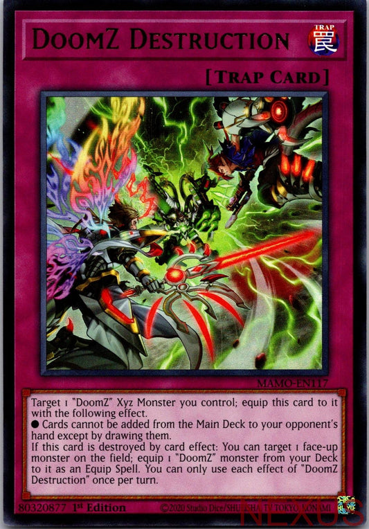 DoomZ Destruction MAMO-EN117 Magnificent Monsters Yu-Gi-Oh 1st Edition NM