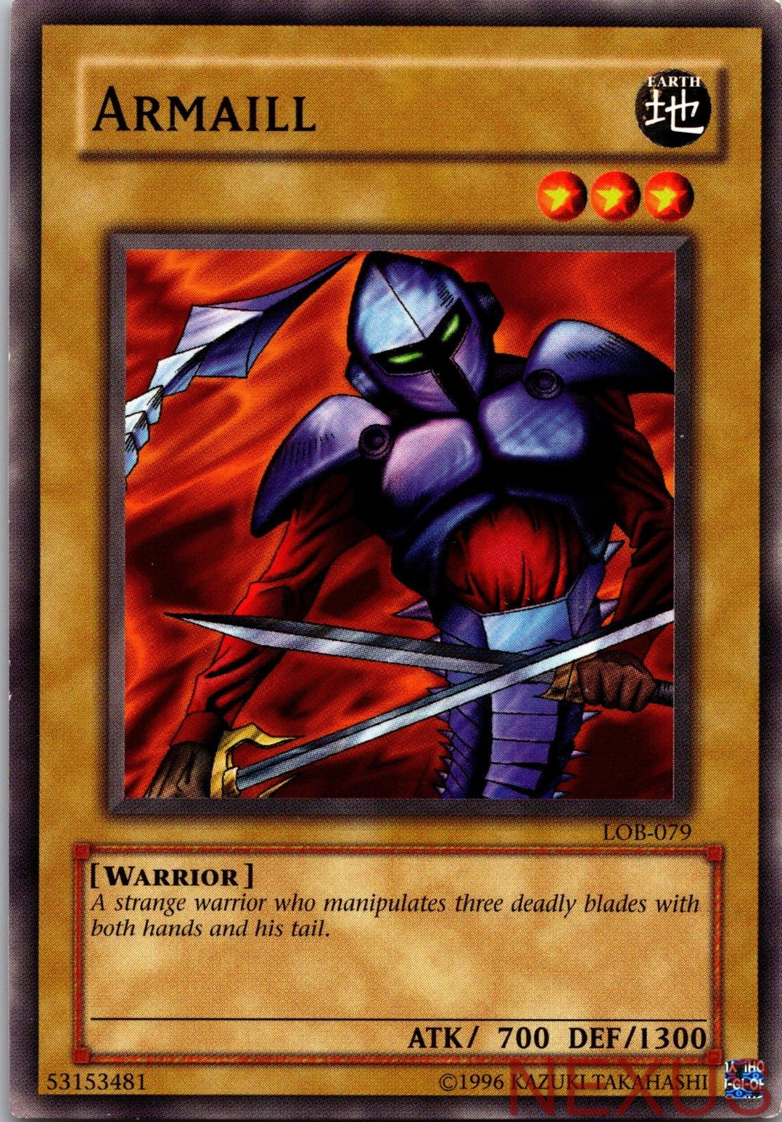 Armaill LOB-079 Common The Legend of Blue Eyes White Dragon Unlimited Near Mint