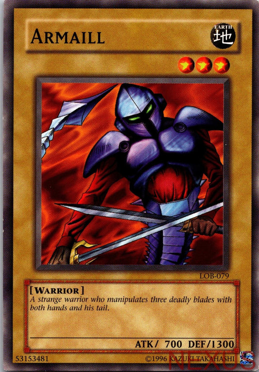 Armaill LOB-079 Common The Legend of Blue Eyes White Dragon Unlimited Near Mint