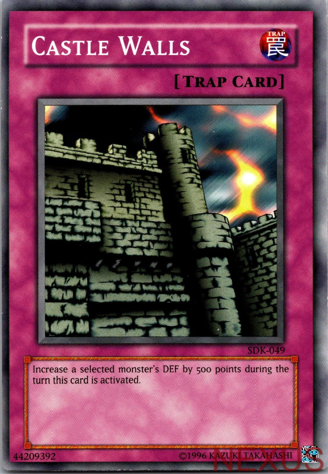 Castle Walls SDK-049 Common Starter Deck: Kaiba Unlimited Near Mint