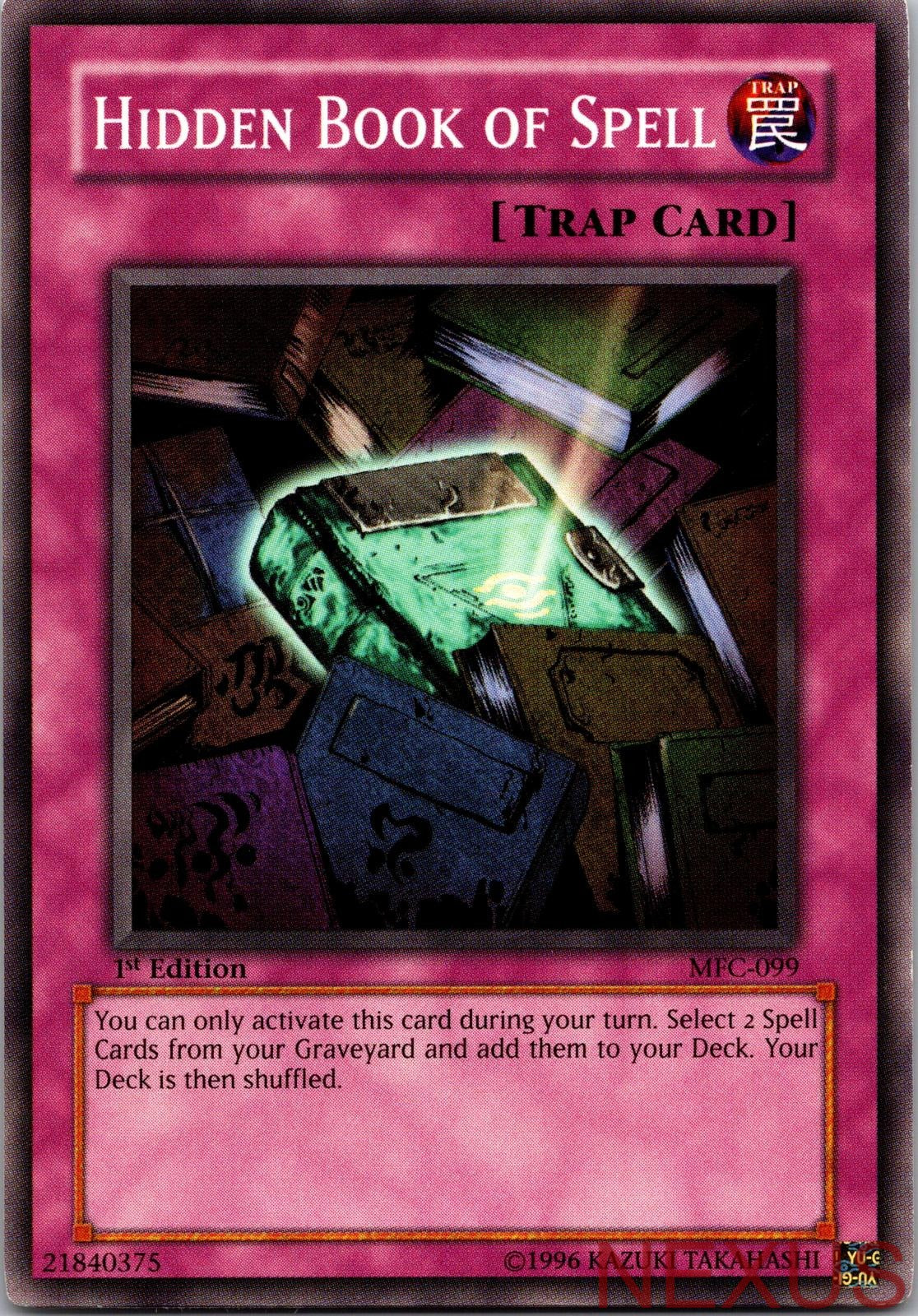 Hidden Book of Spell MFC-099 Common 1st Edition Lightly Played