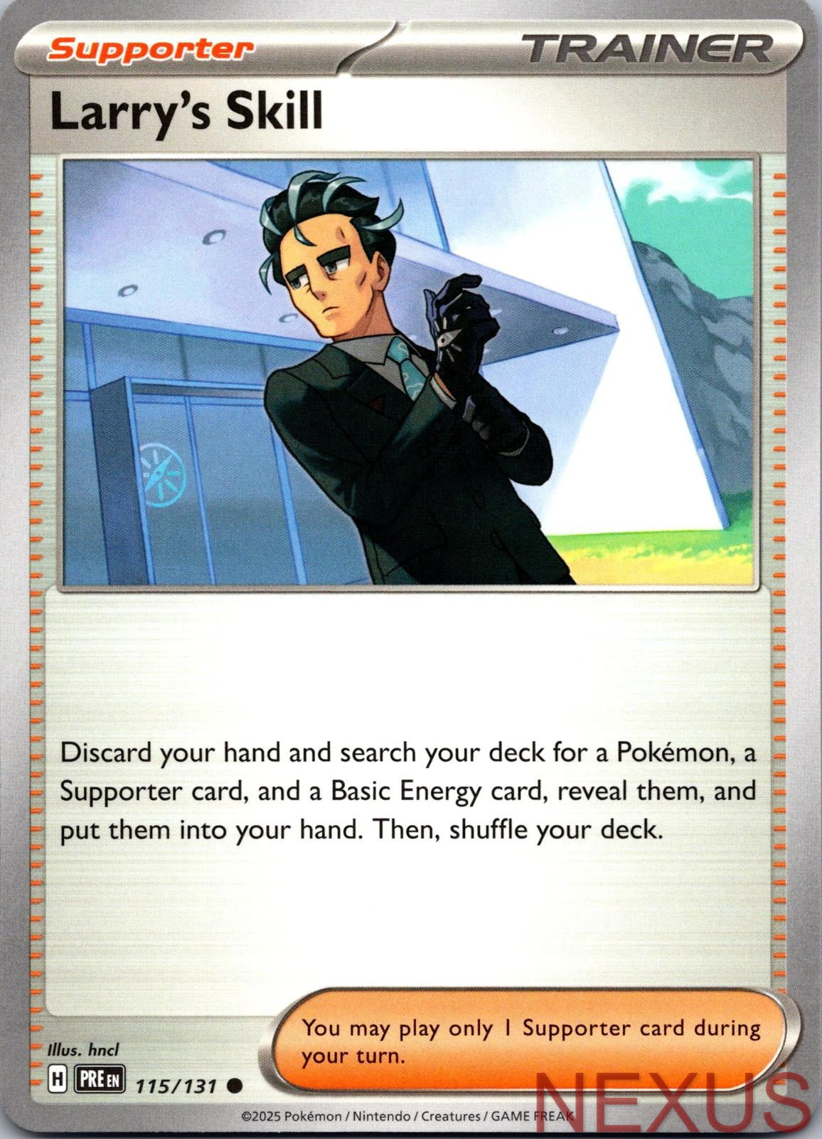 Larry's Skill 115/131 Common Prismatic Evolutions Near Mint