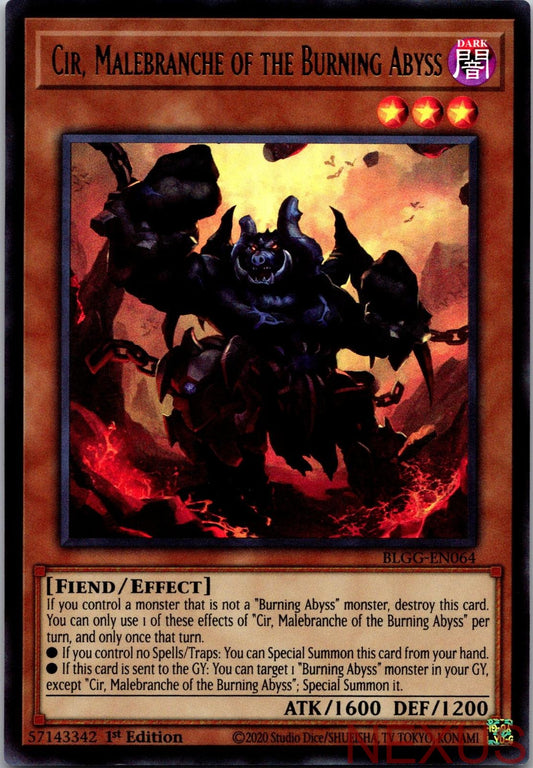 Cir, Malebranche of the Burning Abyss BLGG-EN064 1st Edition NM