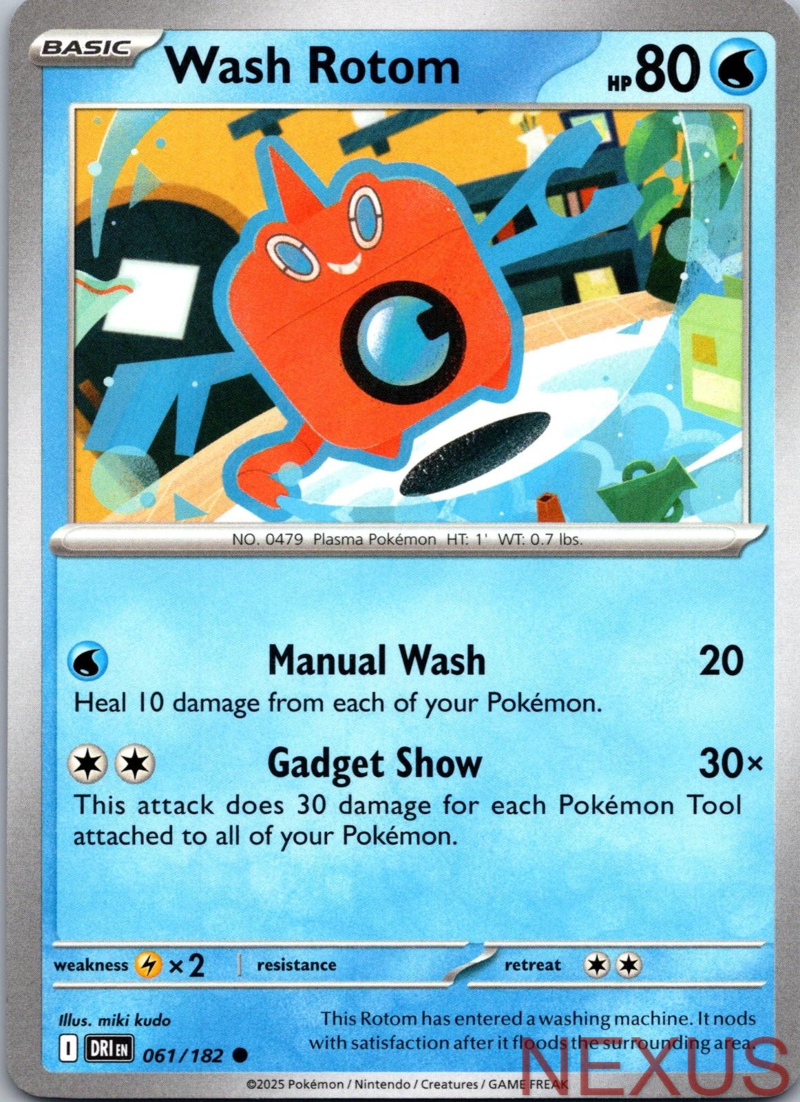 Wash Rotom 061/182 Common Near Mint