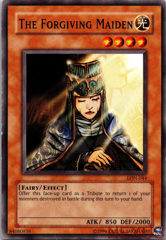 The Forgiving Maiden LON-044 Common Labyrinth of Nightmare Unlimited Near Mint