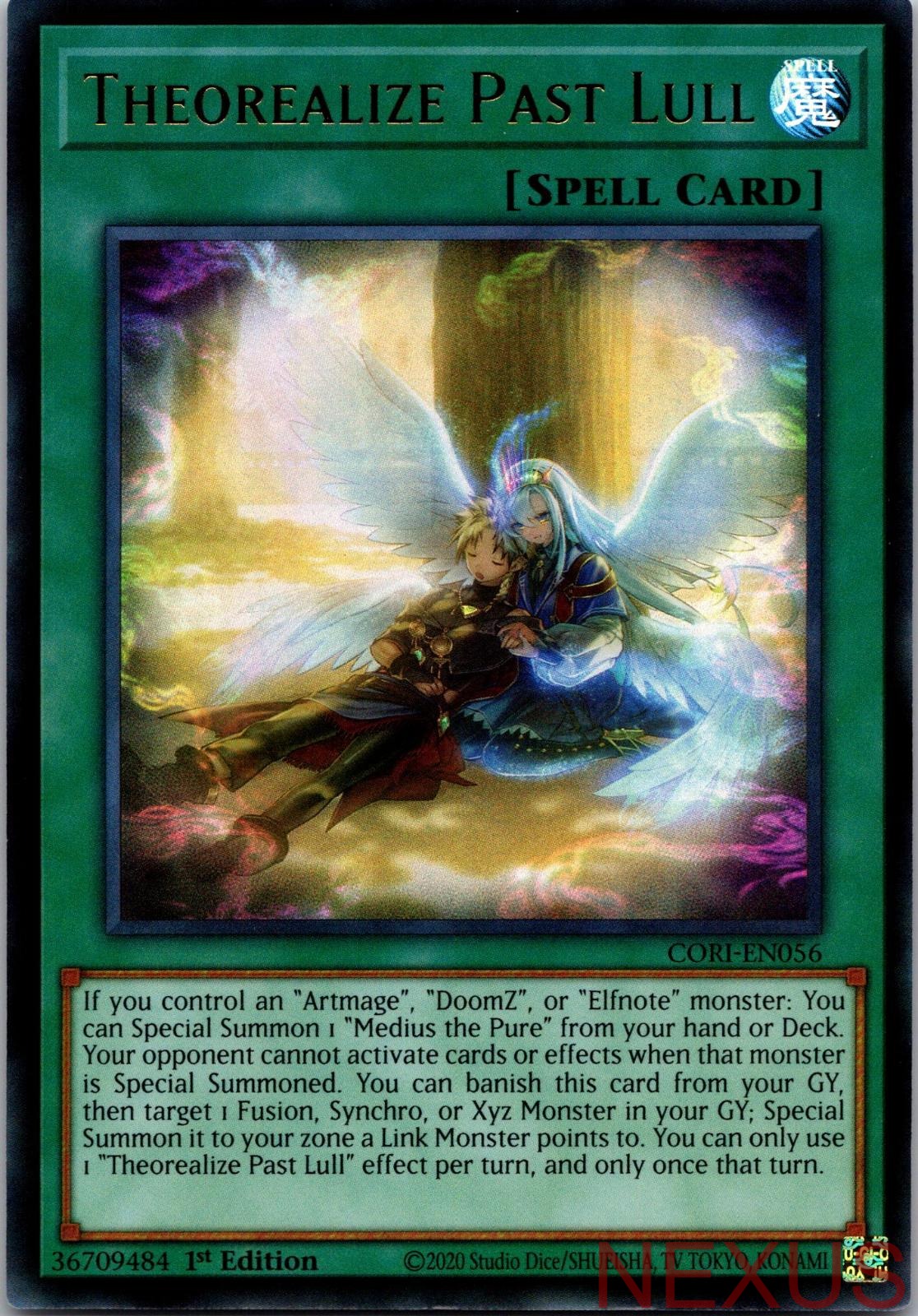 Theorealize Past Lull CORI-EN056 Ultra Rare 1st Edition Near Mint