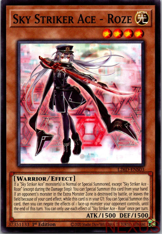 Sky Striker Ace - Roze L26D-ENS03 Legendary Modern Decks 2026 1st Edition NM