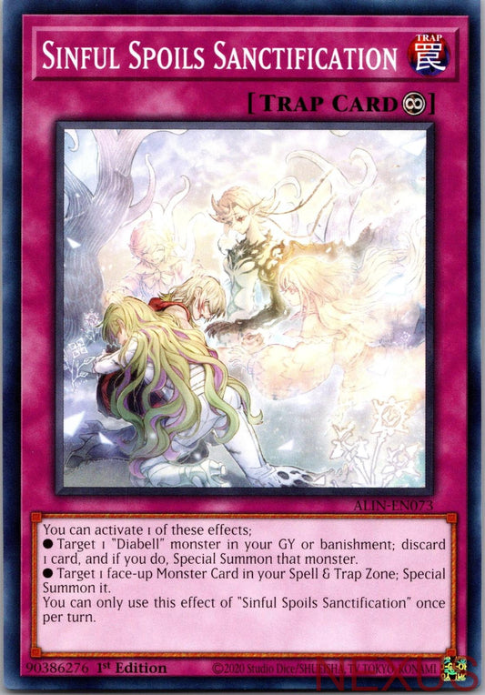 Sinful Spoils Sanctification ALIN-EN073 Common Alliance Insight 1st Edition NM