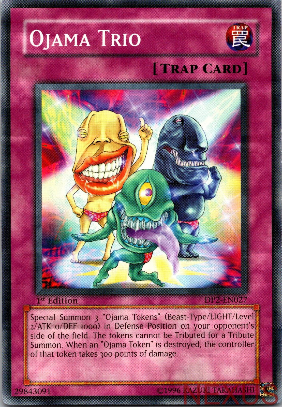 Ojama Trio DP2-EN027 Common 1st Edition Lightly Played