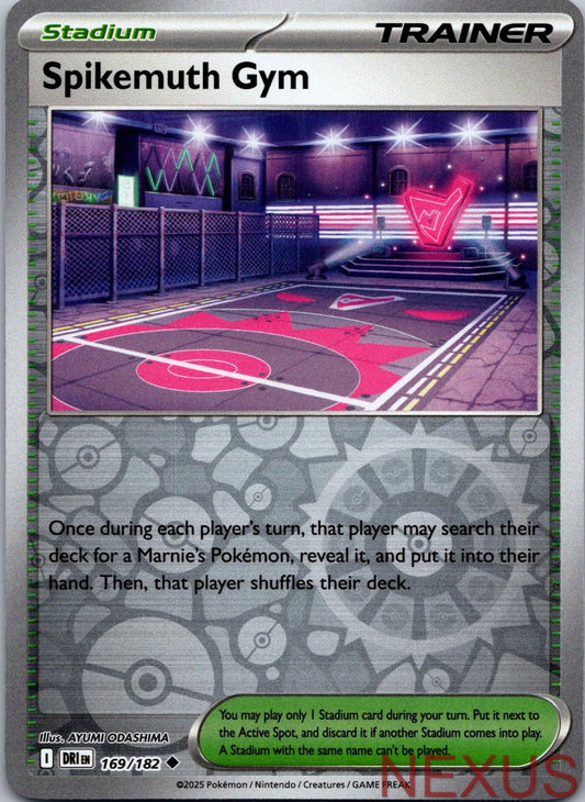 Spikemuth Gym 169/182 Uncommon Reverse Holo Near Mint