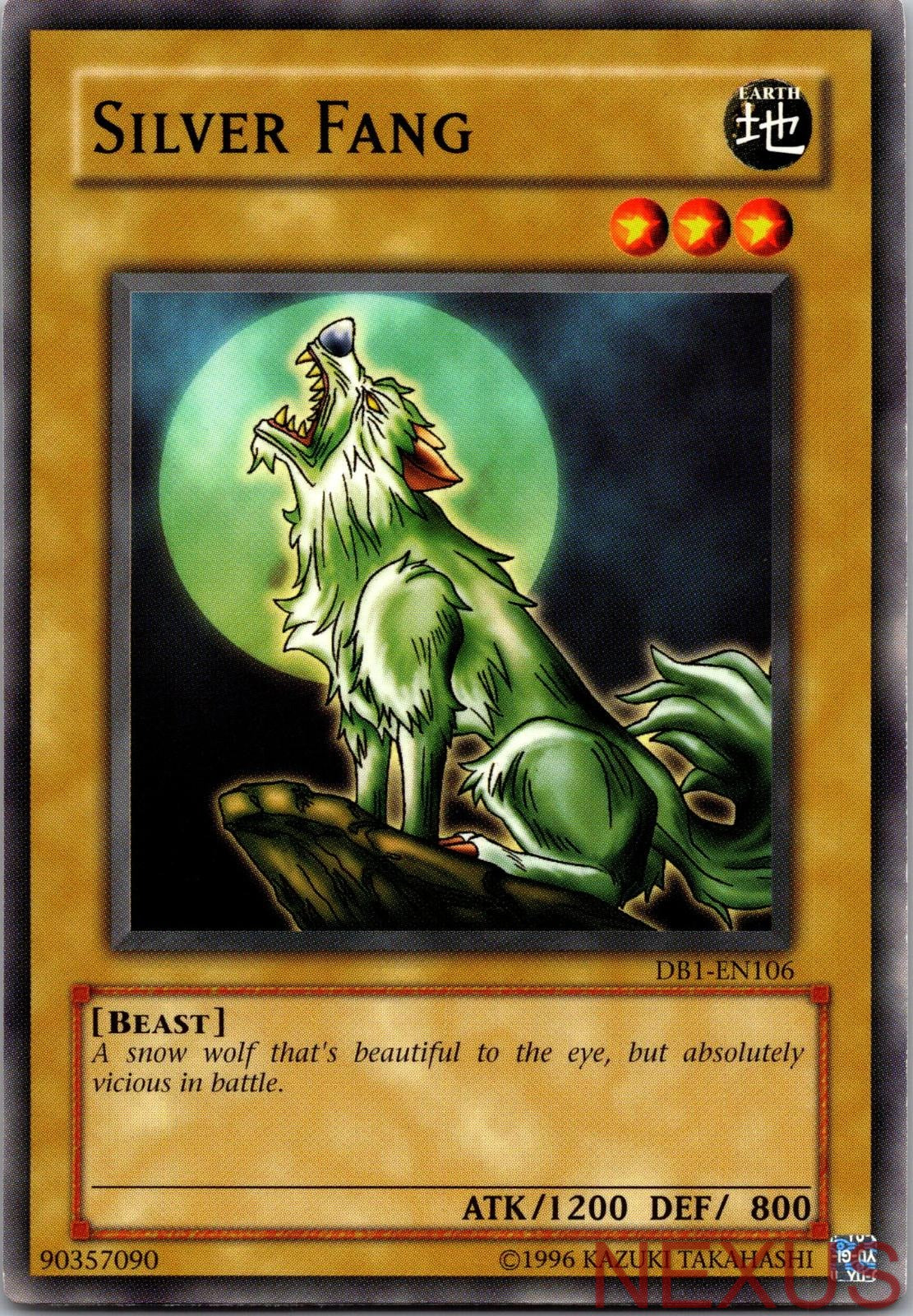 Silver Fang DB1-EN106 Common Dark Beginning 1 Unlimited Near Mint