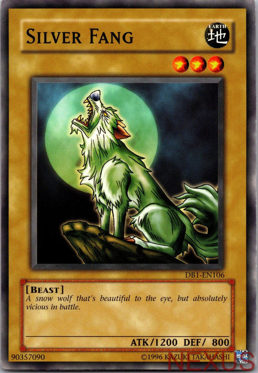 Silver Fang DB1-EN106 Common Dark Beginning 1 Unlimited Near Mint