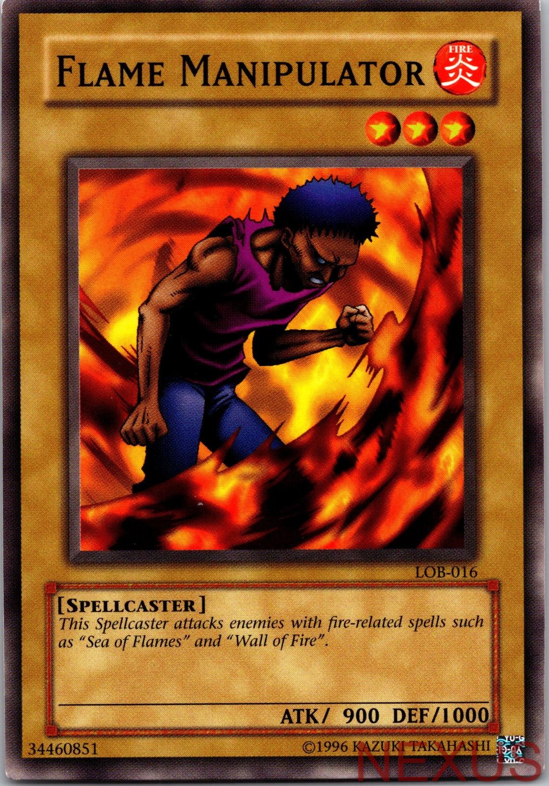 Flame Manipulator SDJ-006 Common Starter Deck: Joey Unlimited Near Mint