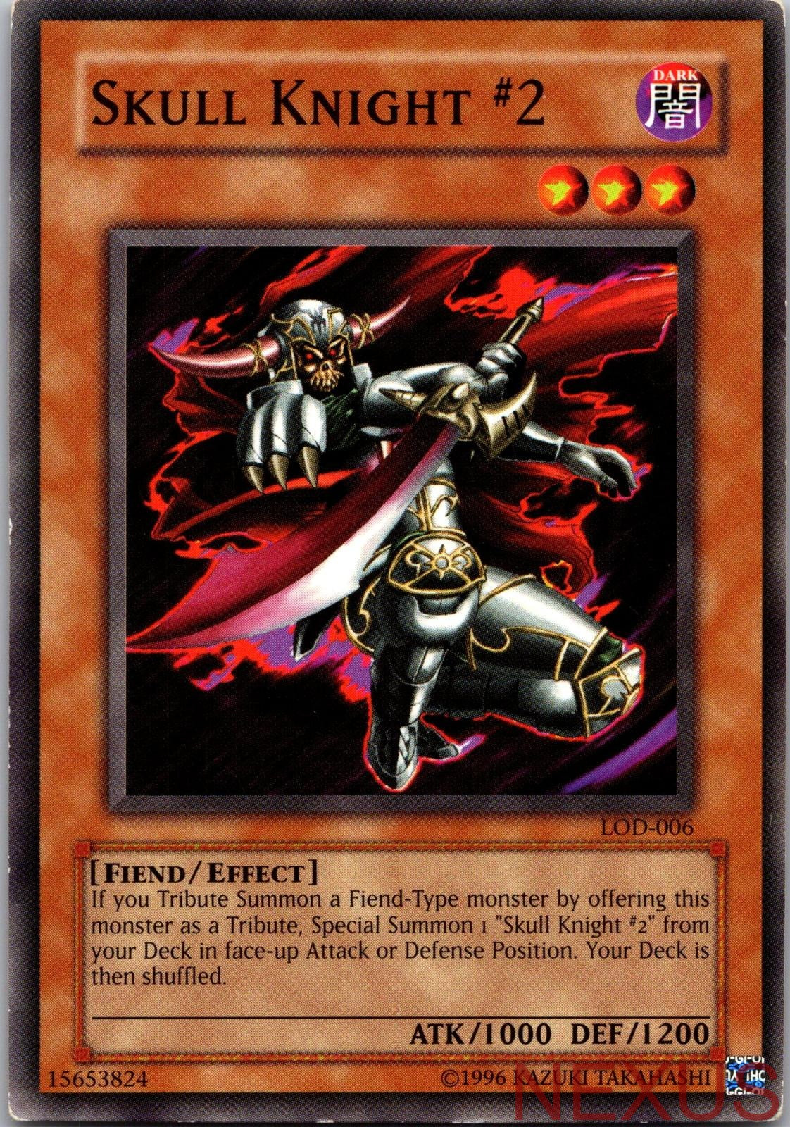 Skull Knight #2 LOD-006 Common Unlimited Lightly Played