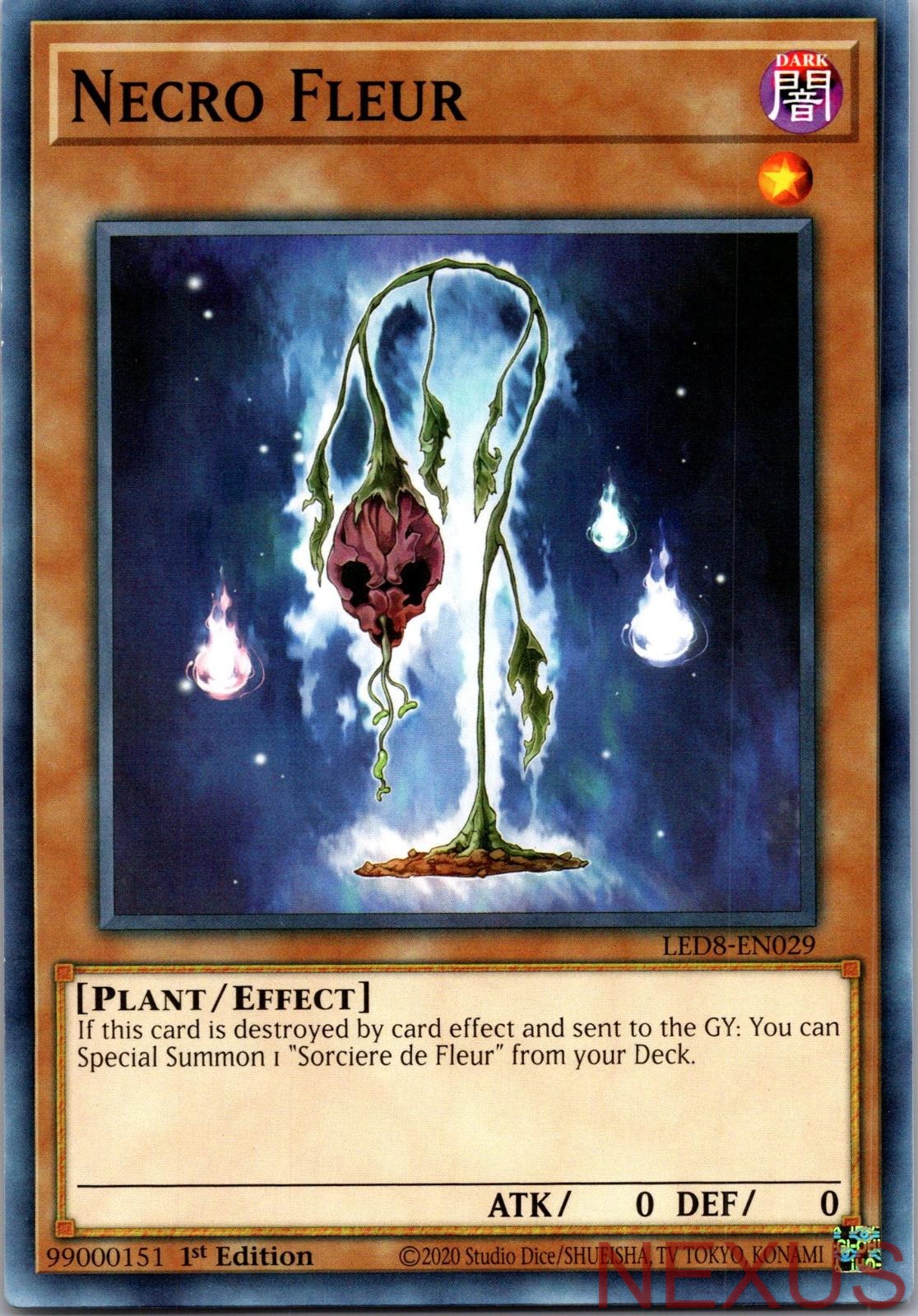 Necro Fleur LED8-EN029 Common 1st Edition Near Mint