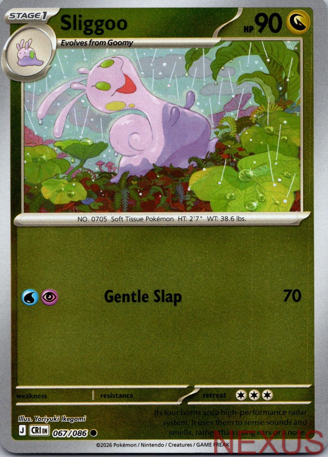 Sliggoo 067/086 Common Reverse Holo Near Mint