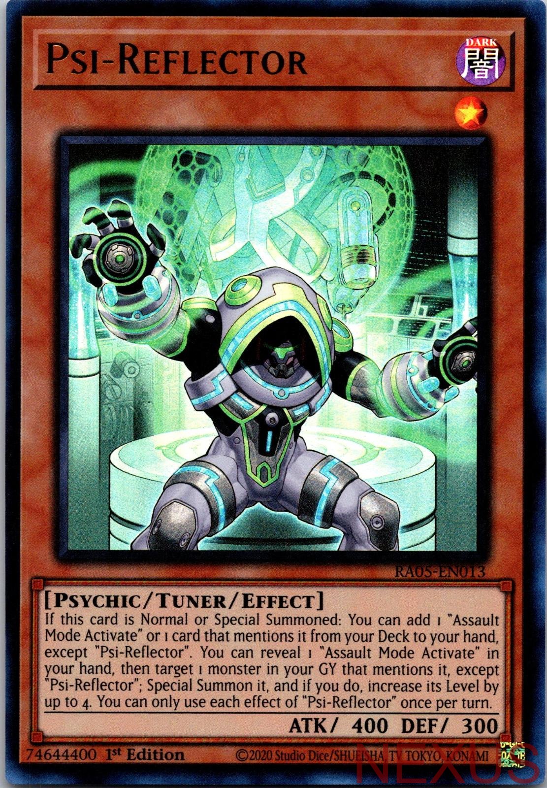 Psi-Reflector (Ultra Rare) RA05-EN013 Ultra Rare 1st Edition Near Mint