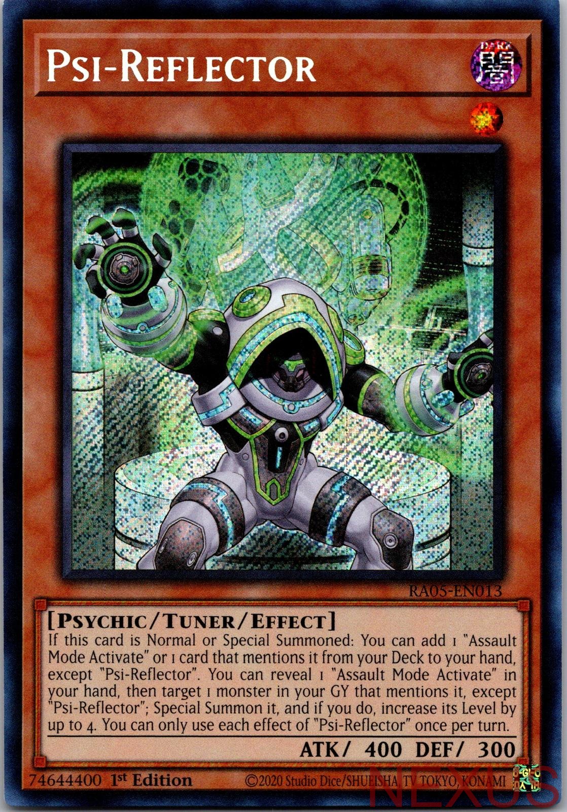 Psi-Reflector (Secret Rare) RA05-EN013 Secret Rare 1st Edition Near Mint
