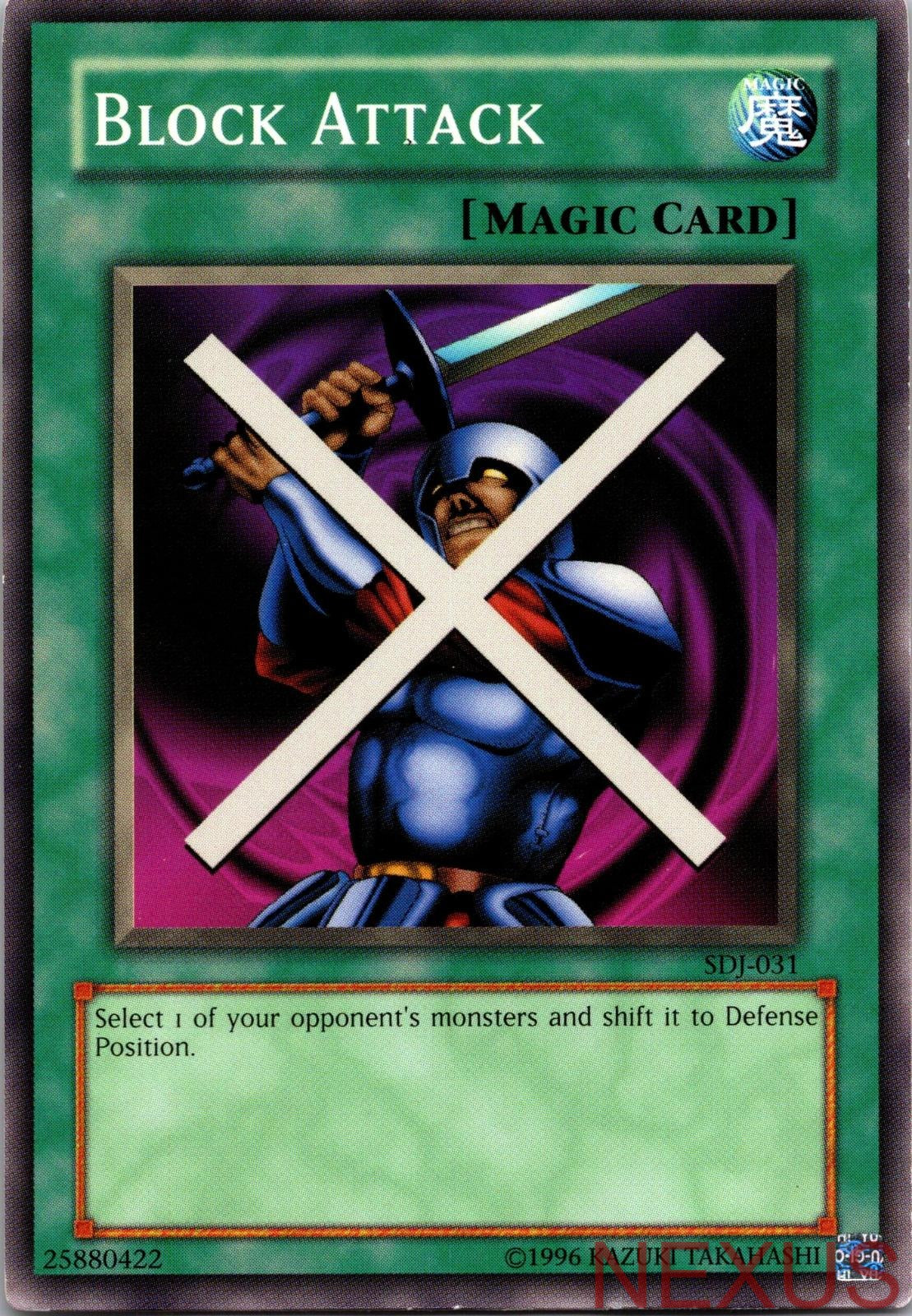 Block Attack SDJ-031 Common Starter Deck: Joey Unlimited Heavily Played