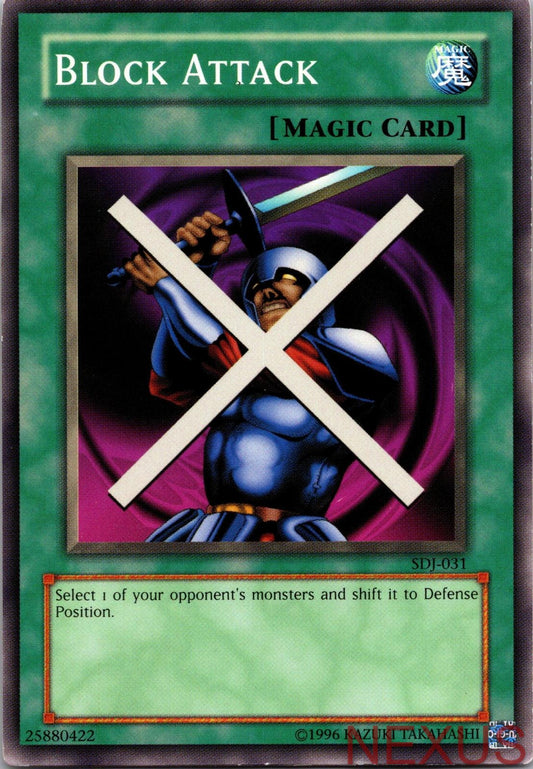 Block Attack SDJ-031 Common Starter Deck: Joey Unlimited Heavily Played