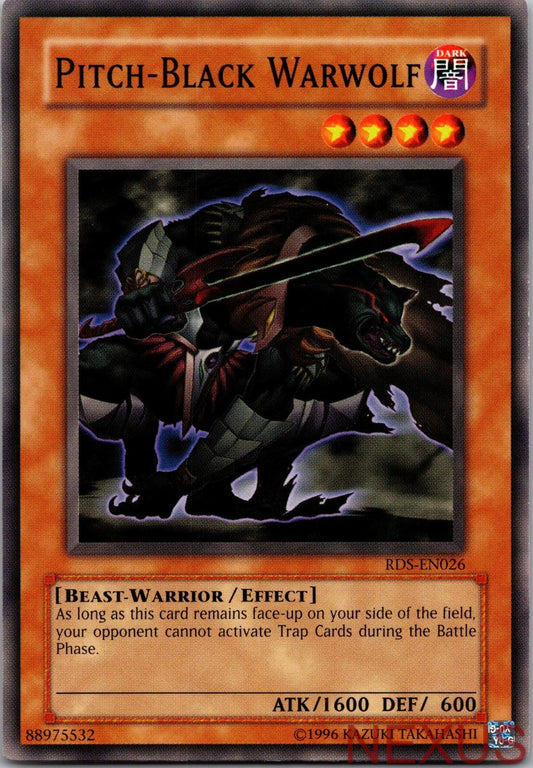 Pitch-Black Warwolf RDS-EN026 Common Rise of Destiny Unlimited Near Mint
