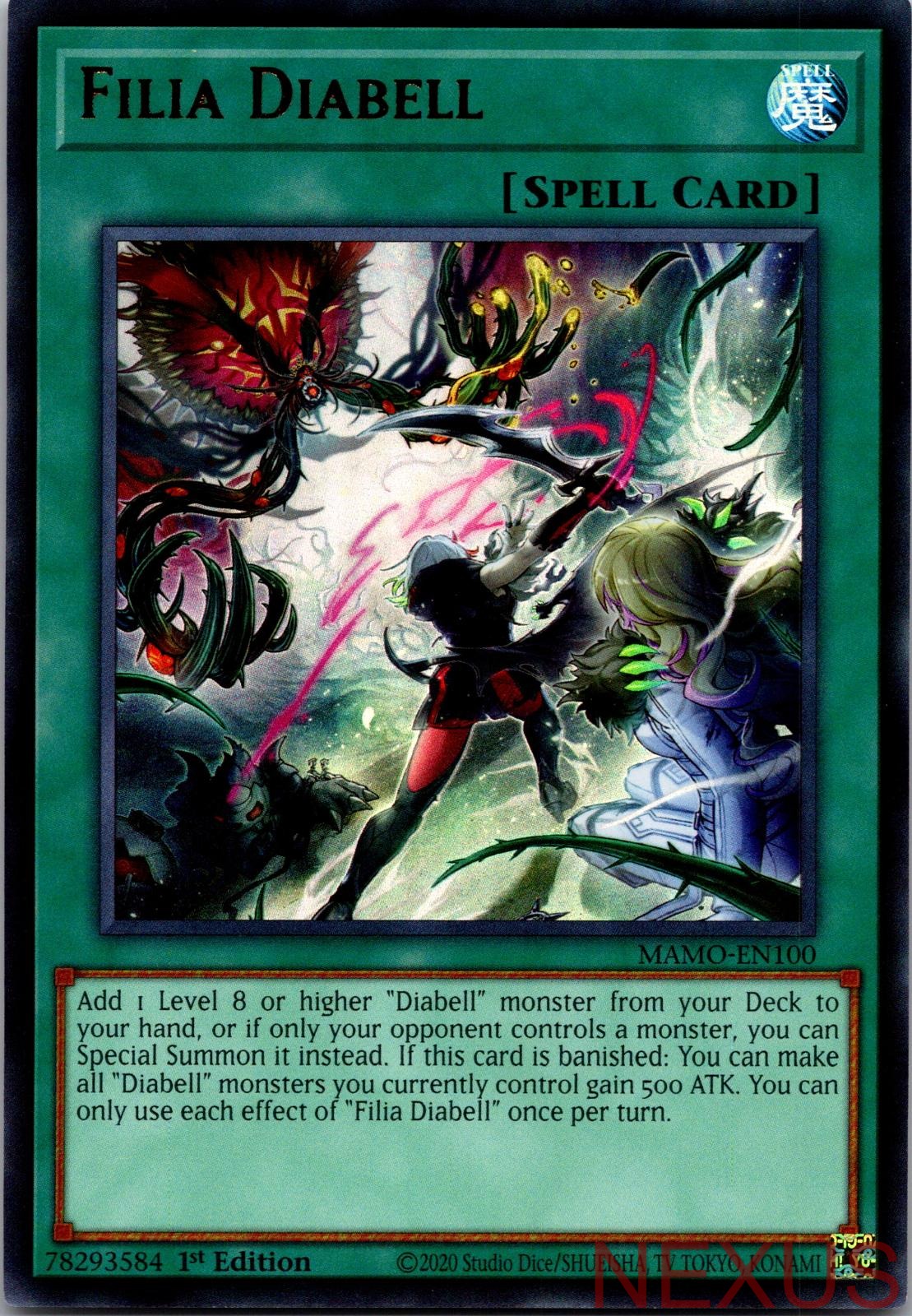 Filia Diabell MAMO-EN100 Ultra Rare 1st Edition Near Mint