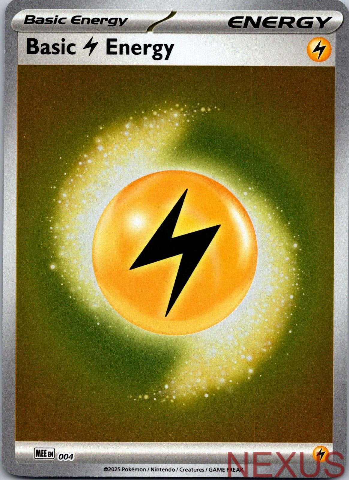 Basic Lightning Energy 004 Common Reverse Holo Near Mint