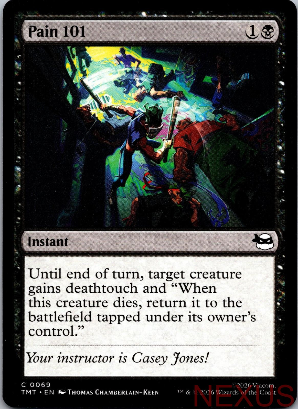 Pain 101 0069 Common Teenage Mutant Ninja Turtles Magic: The Gathering Near Mint