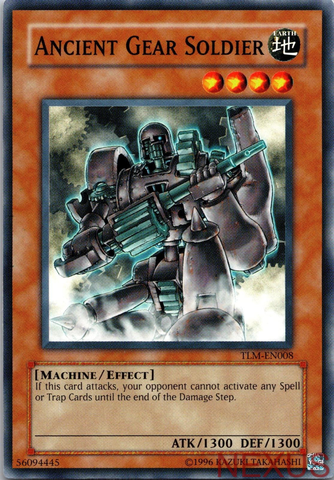 Ancient Gear Soldier TLM-EN008 Common The Lost Millennium Unlimited Near Mint