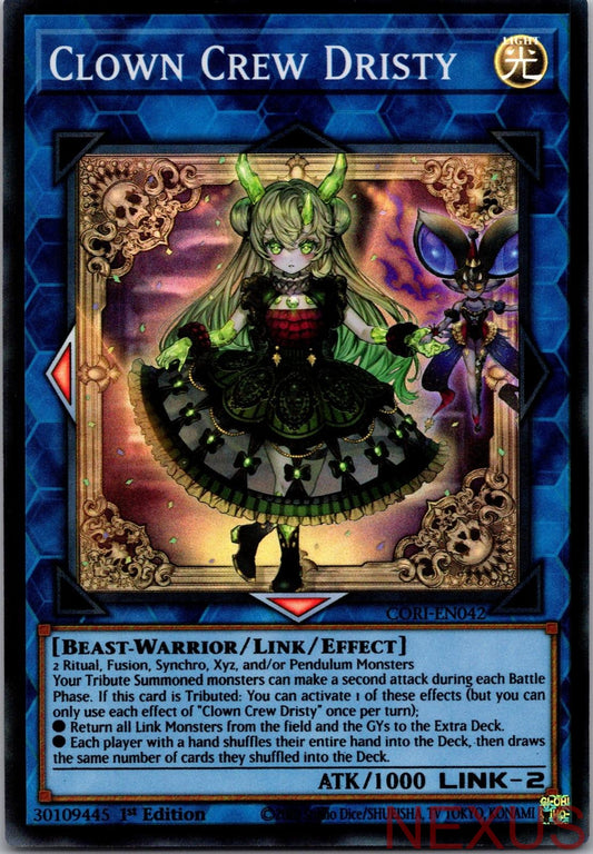 Clown Crew Dristy CORI-EN042 Super Rare 1st Edition Near Mint