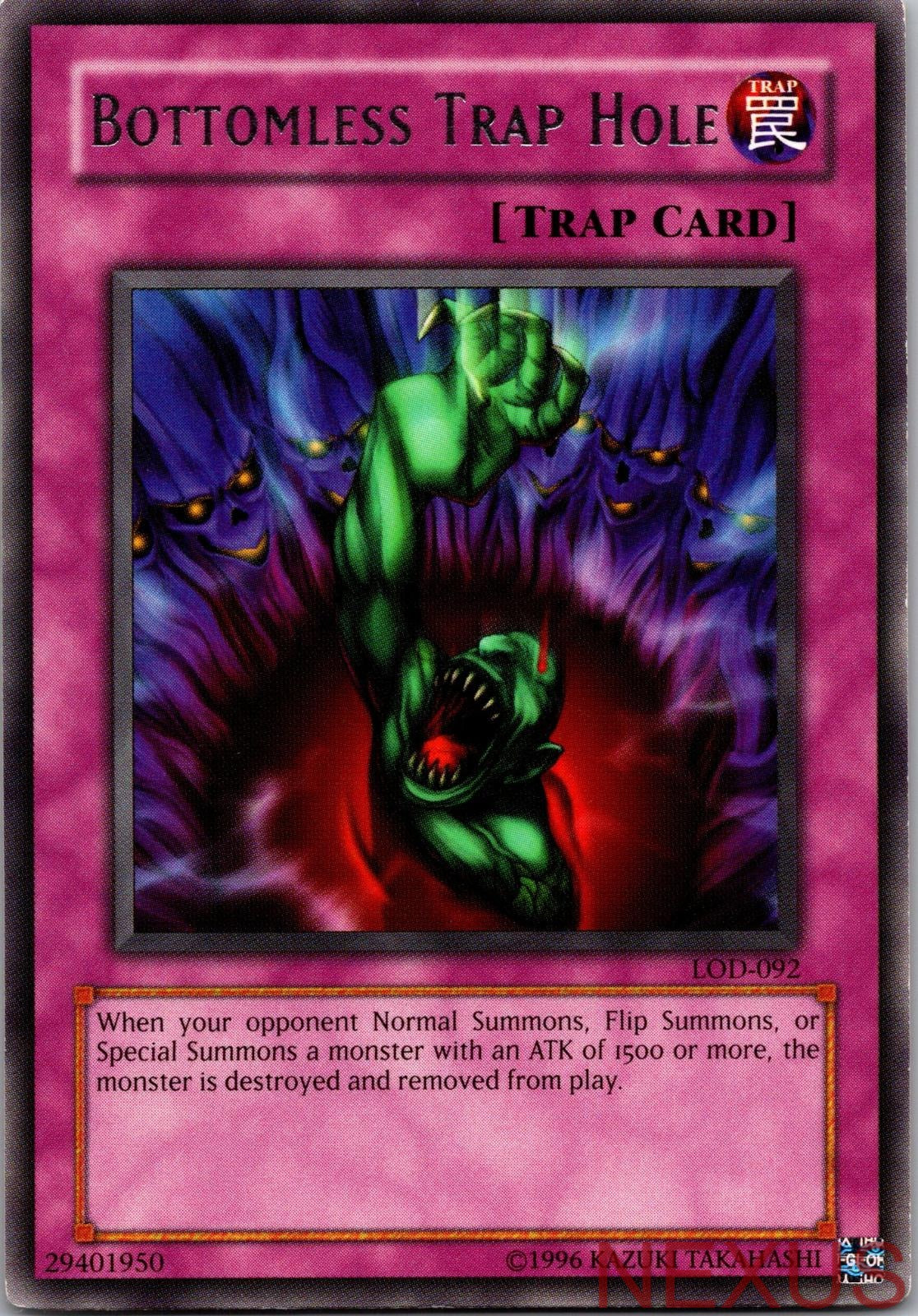 Bottomless Trap Hole LOD-092 Rare Legacy of Darkness Unlimited Near Mint