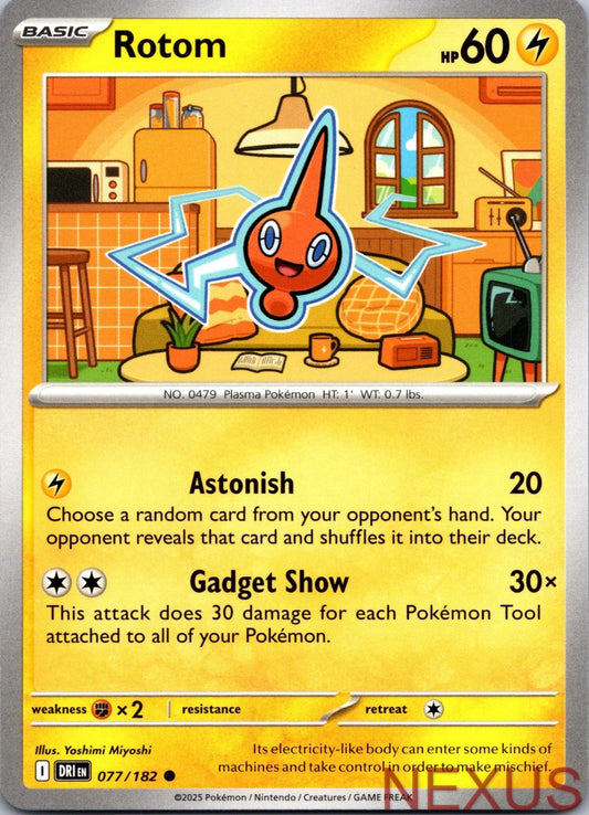 Rotom 077/182 Common Near Mint