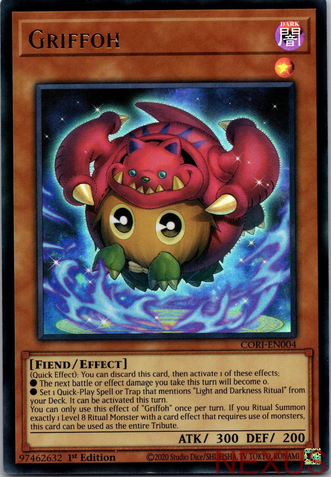 Griffoh CORI-EN004 Ultra Rare 1st Edition Near Mint