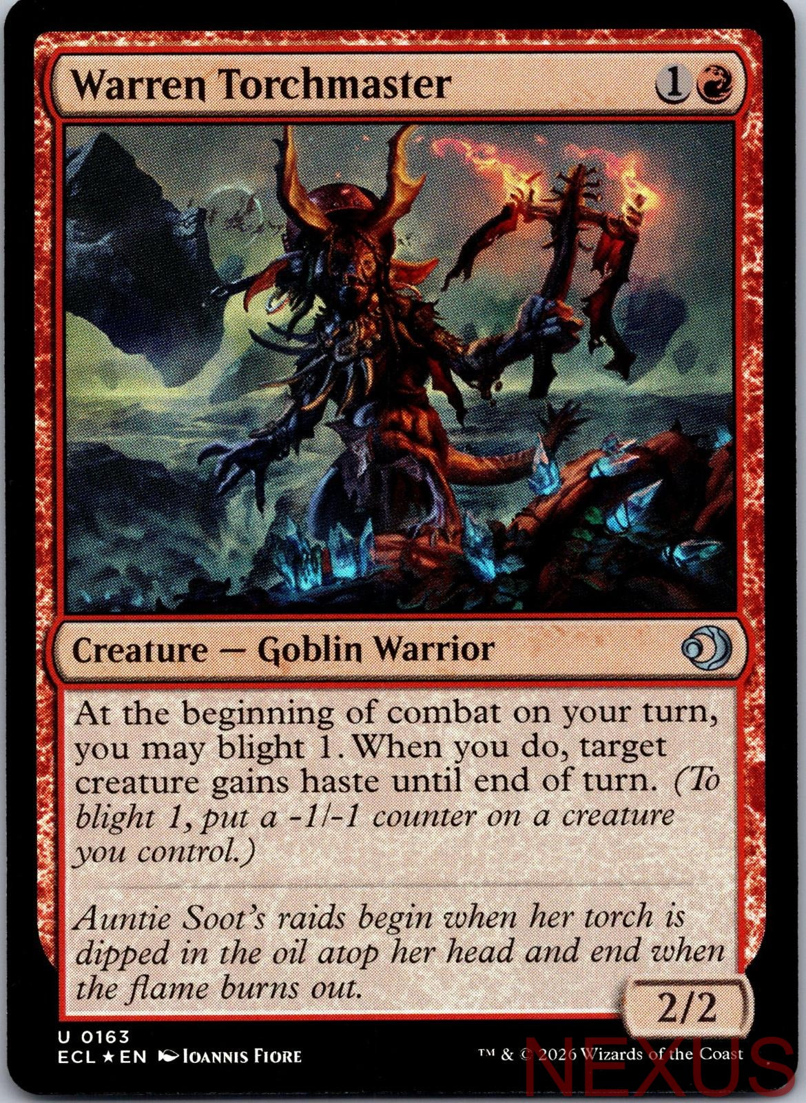 Warren Torchmaster 163 Uncommon Foil Near Mint