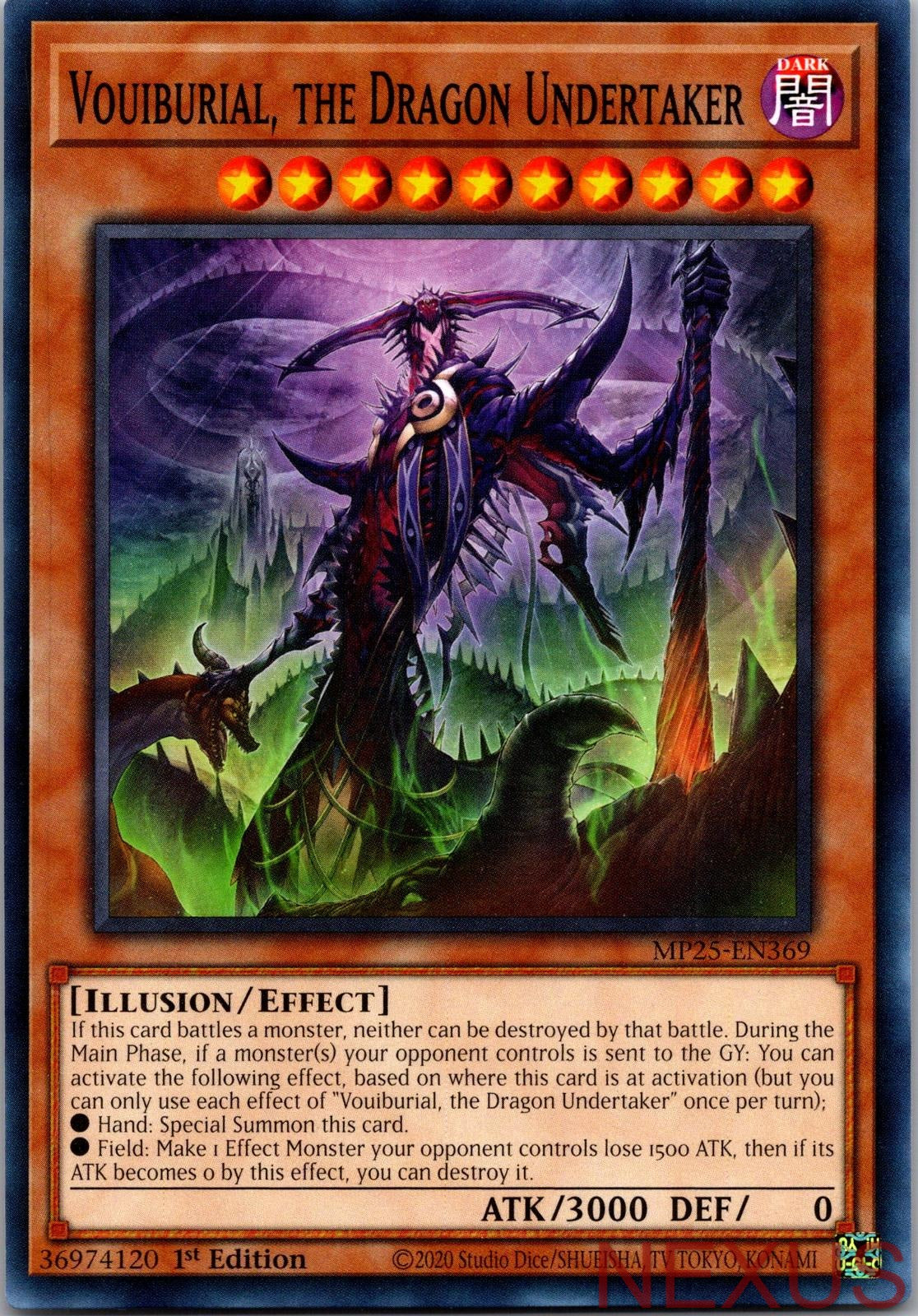 Vouiburial, the Dragon Undertaker MP25-EN369 Common 1st Edition Near Mint