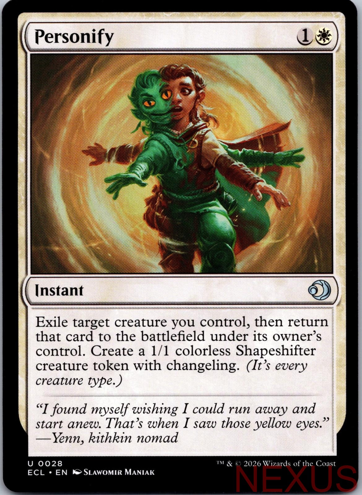 Personify 28 Uncommon Near Mint