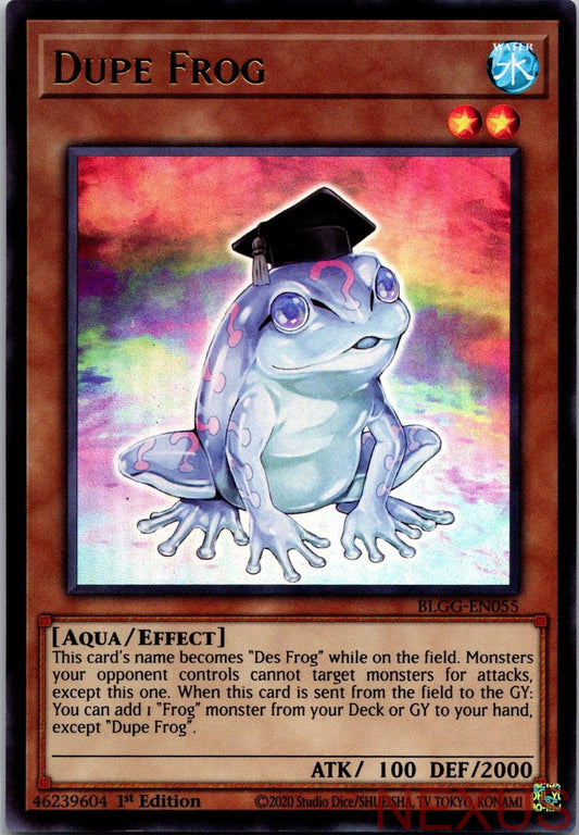 Dupe Frog BLGG-EN055 Ultra Rare 1st Edition Near Mint