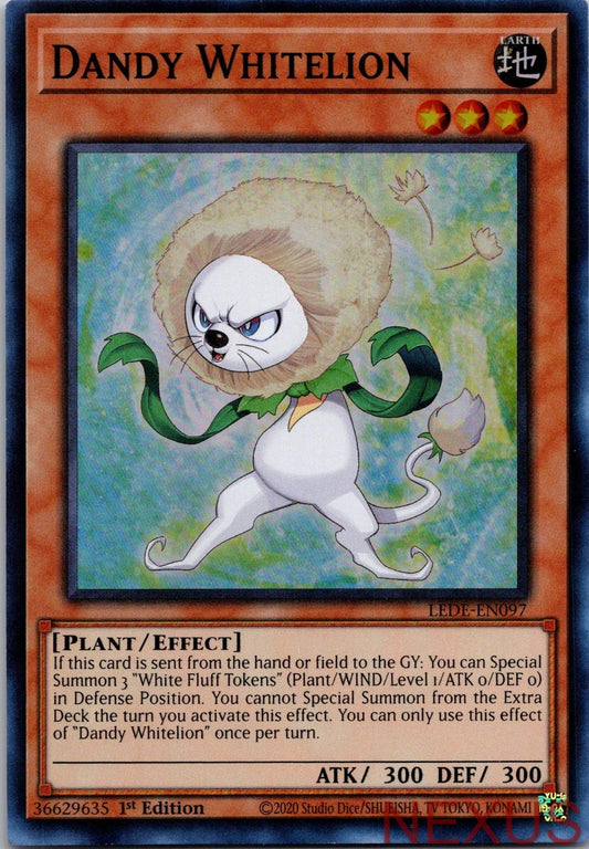 Dandy Whitelion LEDE-EN097 Super Rare 1st Edition Near Mint