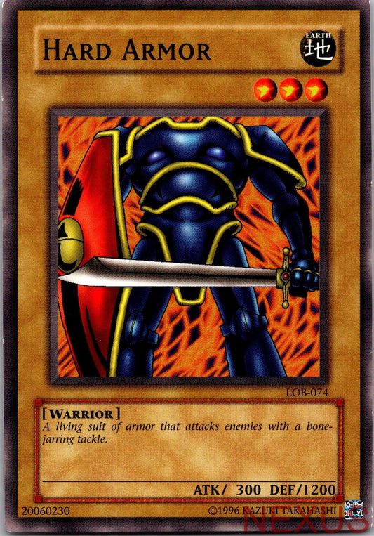 Hard Armor LOB-074 Common The Legend of Blue Eyes White Dragon Unlimited NM