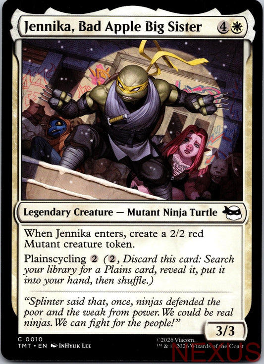 Jennika, Bad Apple Big Sister 0010 Common Teenage Mutant Ninja Turtles Near Mint