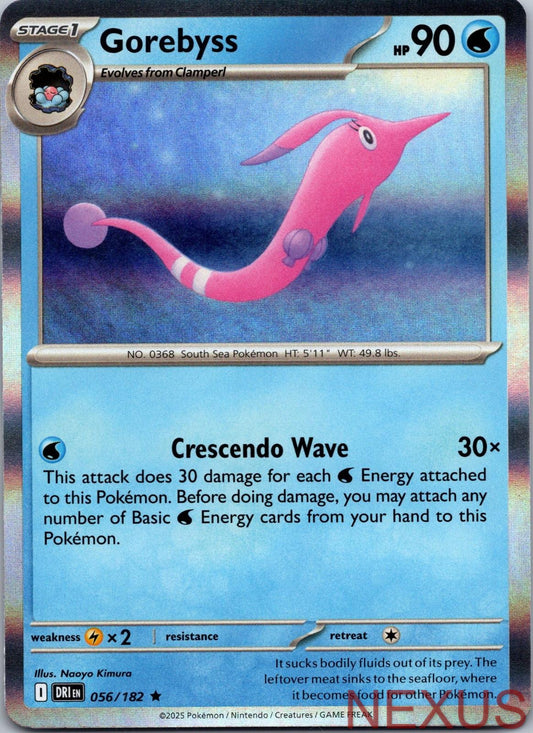 Gorebyss 056/182 Rare Holo Near Mint