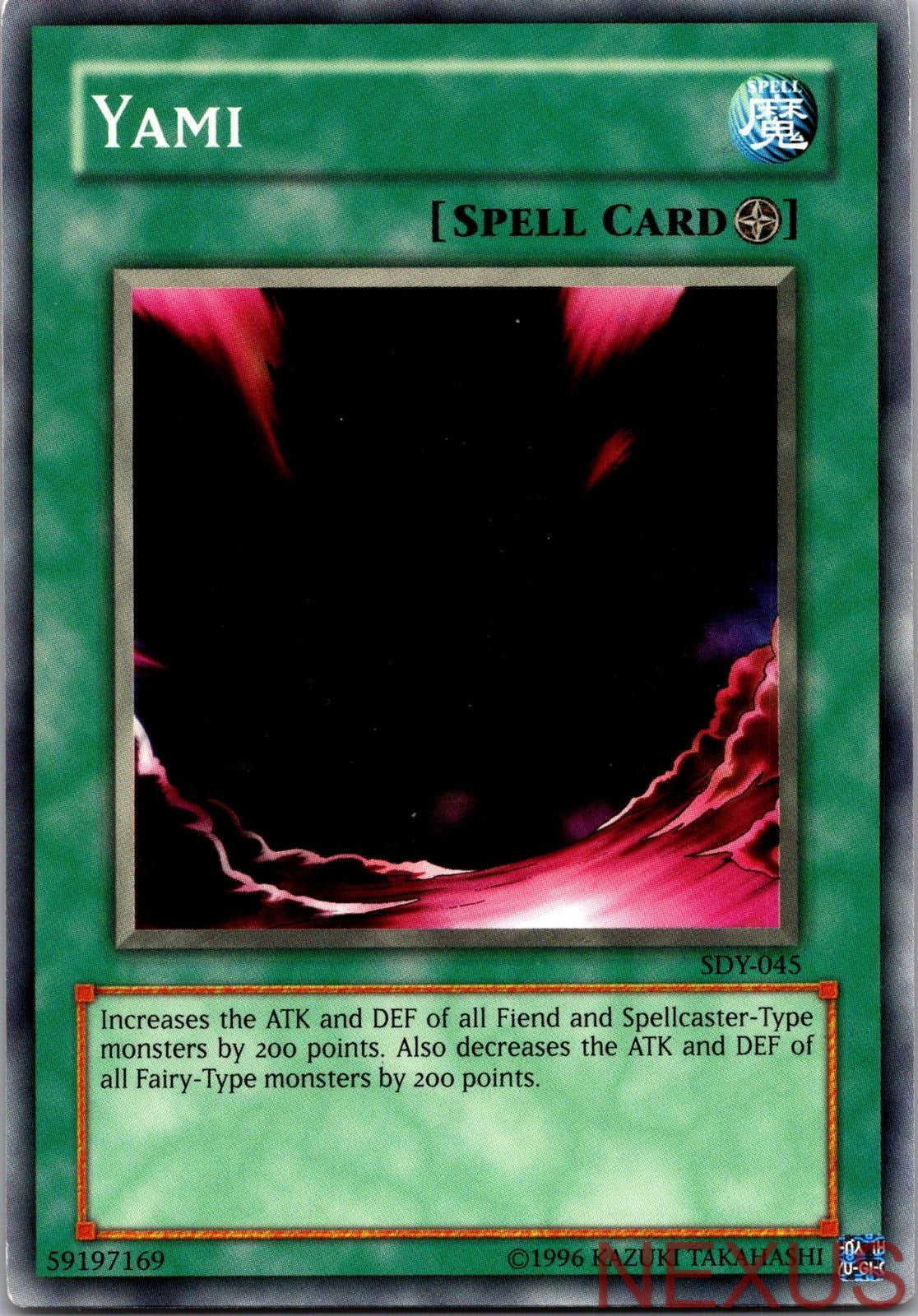 Yami SDY-045 Common Starter Deck: Yugi Unlimited Near Mint