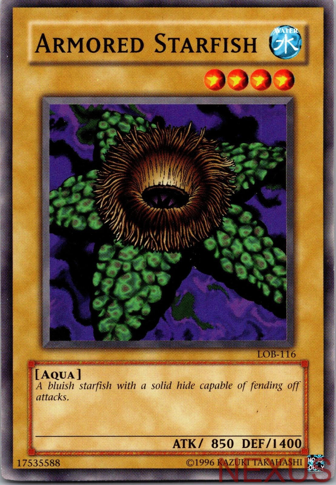 Armored Starfish LOB-116 The Legend of Blue Eyes White Dragon Unlimited NM