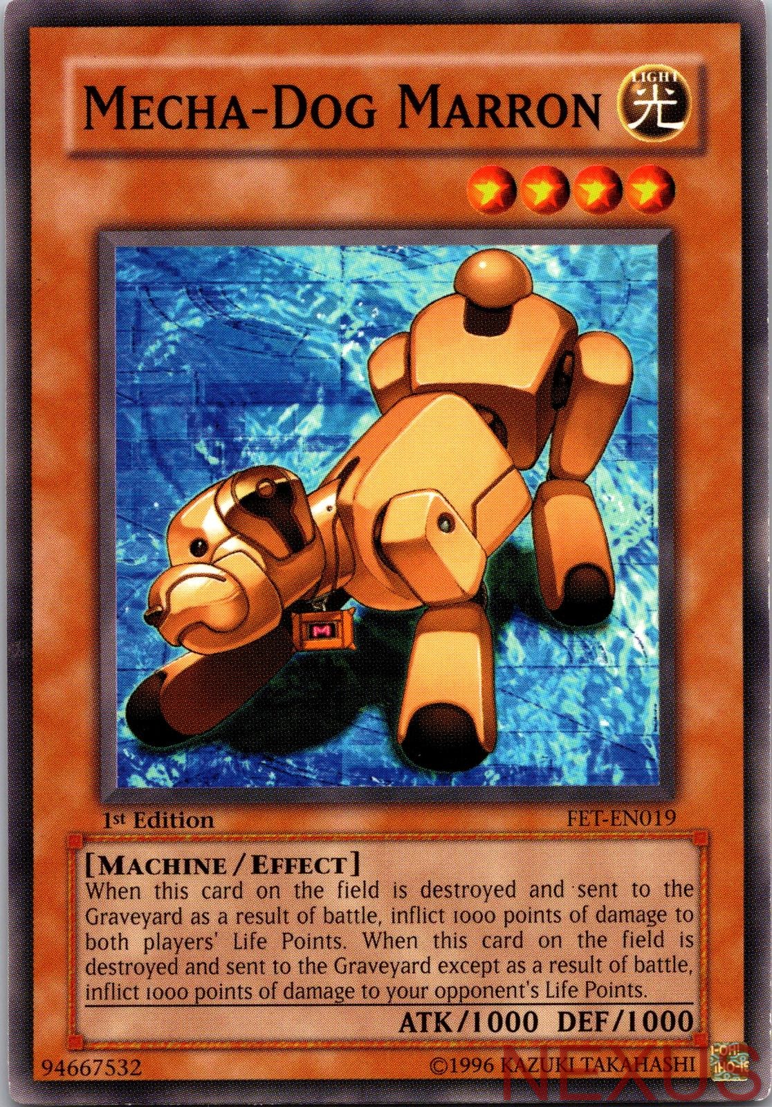 Mecha-Dog Marron FET-EN019 Common 1st Edition Lightly Played