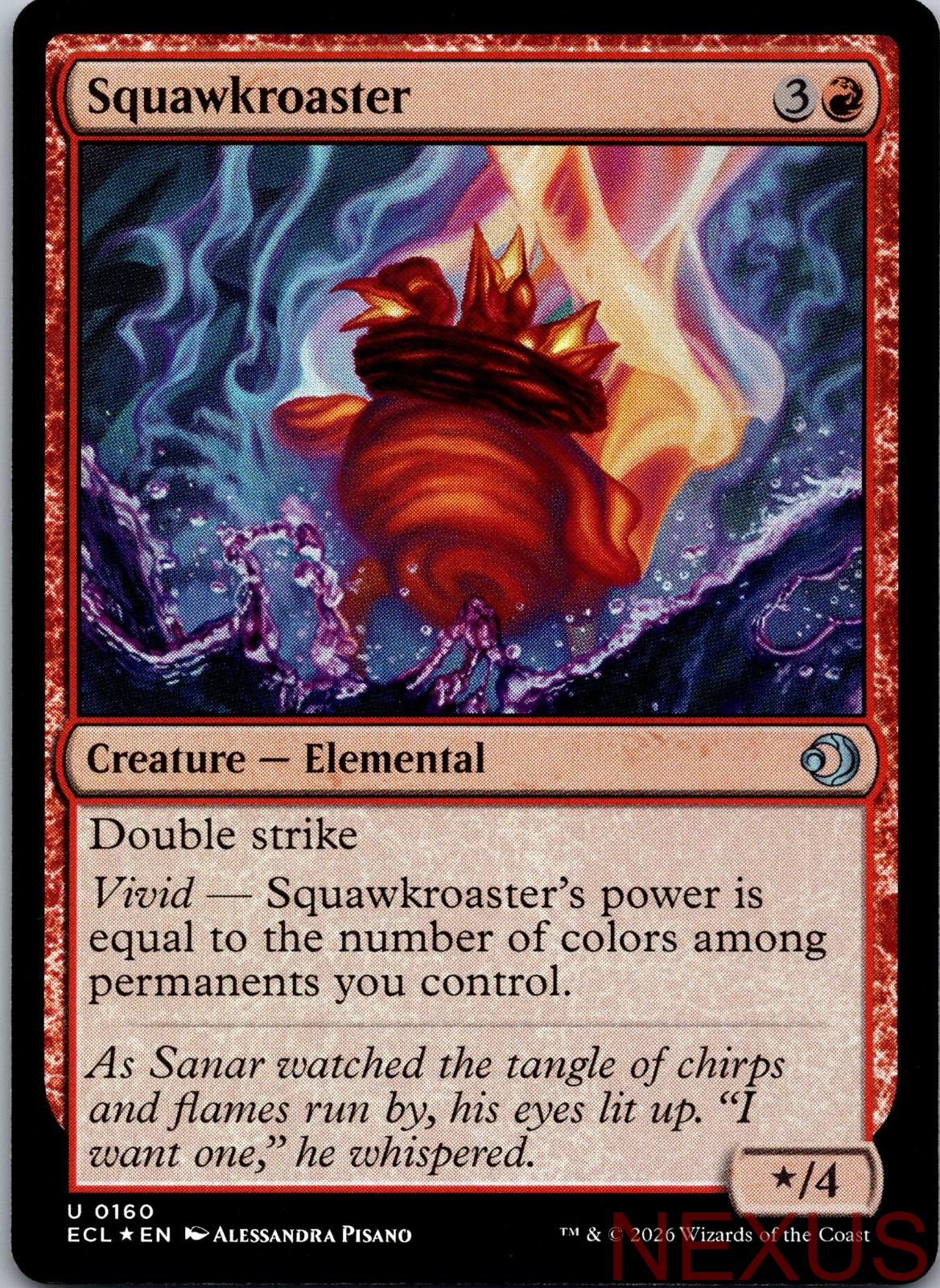 Squawkroaster 160 Uncommon Foil Near Mint