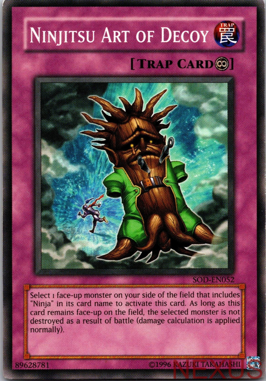 Ninjitsu Art of Decoy SOD-EN052 Common Soul of the Duelist Yu-Gi-Oh Unlimited NM