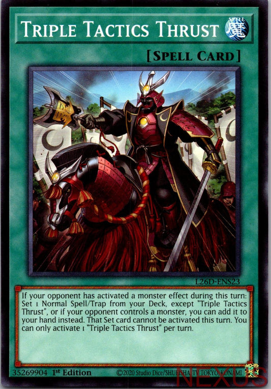 Triple Tactics Thrust L26D-ENS23 Legendary Modern Decks 2026 1st Edition NM