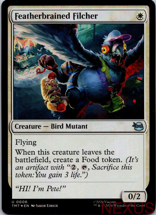 Featherbrained Filcher 0006 Teenage Mutant Ninja Turtles Foil NM