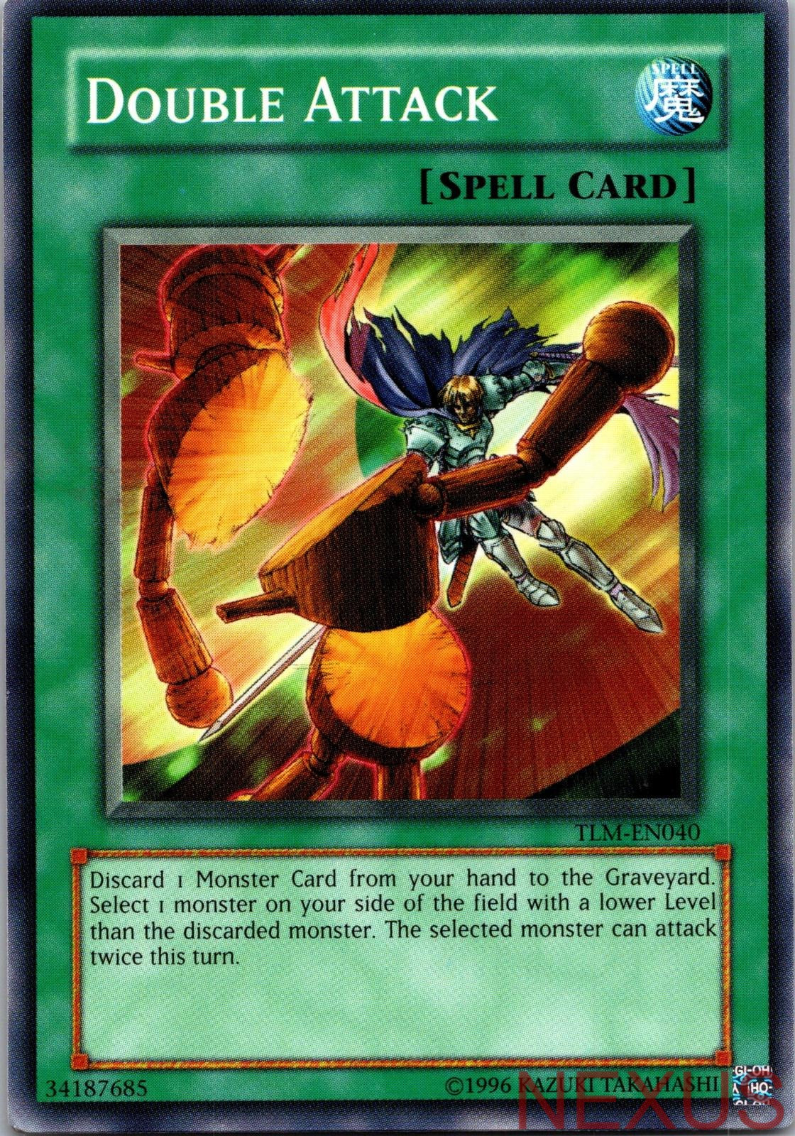 Double Attack TLM-EN040 Common Unlimited Lightly Played