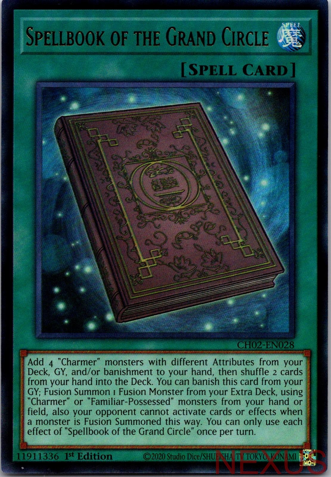 Spellbook of the Grand Circle (Ultra Rare) CH02-EN028 Ultra Rare 1st Edition NM
